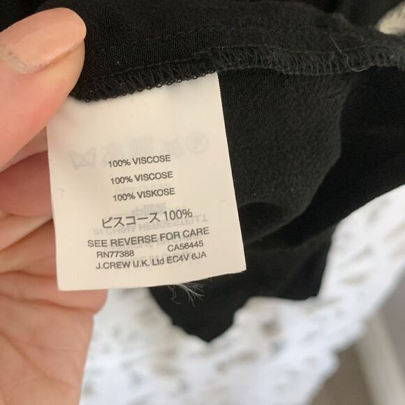 Madewell Black Embroidered Blouson-Sleeve Peasant Tassel Top - Picture 9 of 10